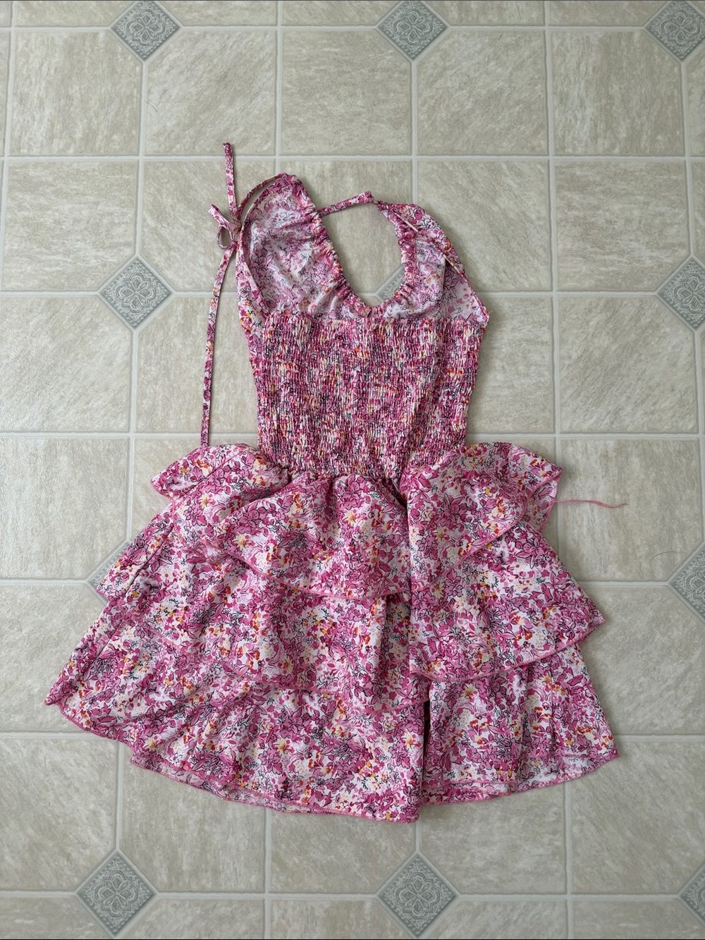 Pink Ruffle Dress - Picture 3 of 3